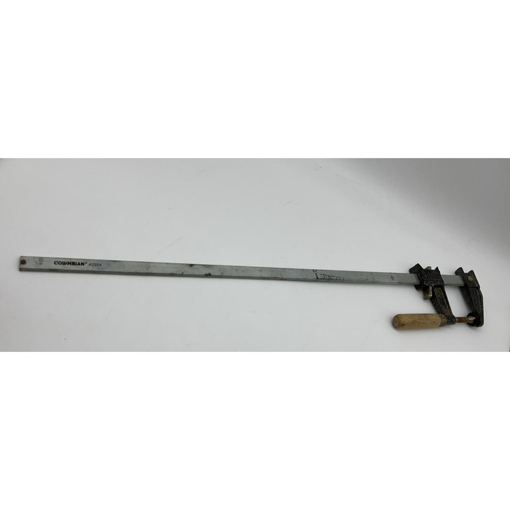 Columbian 42924 Heavy Duty‎ Bar Clamp Woodworking Metalworking Vintage Tool VTG